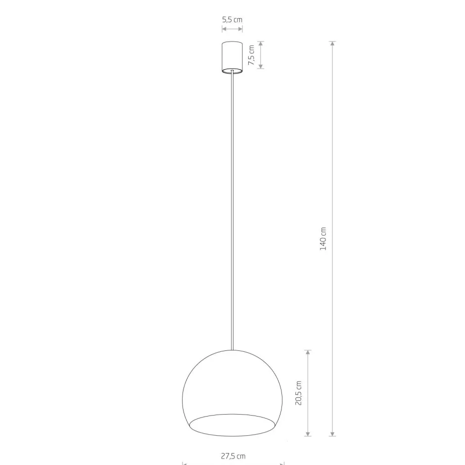 Nowodvorski Pendelleuchte Gold matt GU10 Ø 27,5 cm Metall Retro Kugel< Wohnzimmerlampen|Metall Lampen