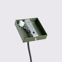 Wohnzimmerlampen|Metall Lampen*Sollux Pendelleuchte Grün schmal B: 8 cm H: max. 118 cm GU10 Modern