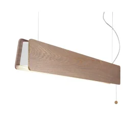 Bürolampen|Holzlampen*Nowodvorski Pendelleuchte Holz Zugschalter 98 cm breit Esstisch