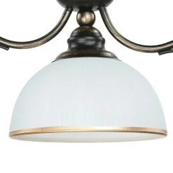 Hängelampen|Esszimmer Lampen*Jupiter Pendelleuchte in Braun antik L:74cm Esstisch Lampe
