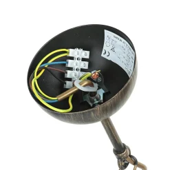 Hängelampen|Esszimmer Lampen*Jupiter Pendelleuchte in Braun antik L:74cm Esstisch Lampe