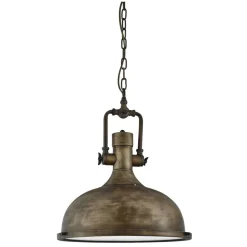 Industrie Lampen|Vintage Lampen*Searchlight Pendelleuchte INDUSTRIAL Rost