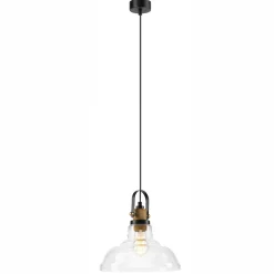 Lamkur Pendelleuchte Industrial Vintage Glas Schirm E27< Hängelampen|Industrie Lampen