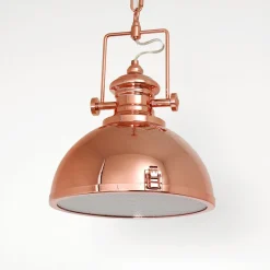 Searchlight Pendelleuchte INDUSTRIAL in Kupfer< Wohnzimmerlampen|Glaslampen