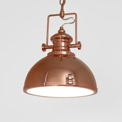 Searchlight Pendelleuchte INDUSTRIAL in Kupfer< Wohnzimmerlampen|Glaslampen