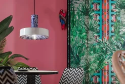 Ferroluce Pendelleuchte Keramik E27 Ø 35 cm rund H: max. 146 cm< Esszimmer Lampen|Keramiklampen