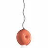 Wohnzimmerlampen|Keramiklampen*Ferroluce Pendelleuchte Keramik E27 H: max. 119 cm Orange rund