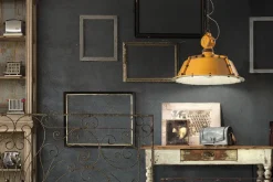 Ferroluce Pendelleuchte Keramik E27 H: max. 110 cm Vintage Design< Wohnzimmerlampen|Keramiklampen