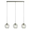 Hängelampen|Wohnzimmerlampen*Searchlight Pendelleuchte Kugelschirm Glas B: 81 cm 3-flammig E27