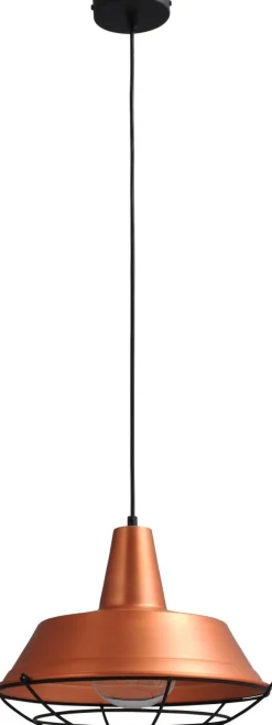 Masterlight Pendelleuchte Kupfer Ø35cm E27 Ziergitter PRATO< Industrie Lampen|Vintage Lampen