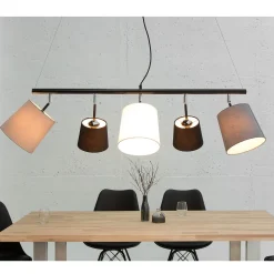 Invicta Interior Pendelleuchte lang E14 Modern Design stylisch< Hängelampen|Esszimmer Lampen