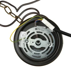 Elstead Pendelleuchte LYN Messing Ø30cm kürzbar Lampe< Wohnzimmerlampen|Glaslampen