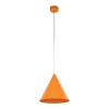 Hängelampen|Esszimmer Lampen*TK Lighting Pendelleuchte Metall Ø 25 cm H: 160 cm verstellbar Orange E27