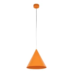 Hängelampen|Esszimmer Lampen*TK Lighting Pendelleuchte Metall Ø 25 cm H: 160 cm verstellbar Orange E27