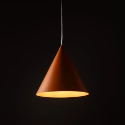 Hängelampen|Esszimmer Lampen*TK Lighting Pendelleuchte Metall Ø 25 cm H: 160 cm verstellbar Orange E27