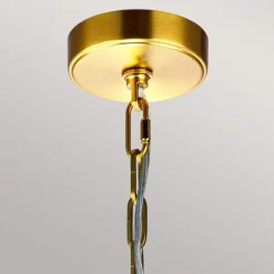 Hängelampen|Bürolampen*Elstead Pendelleuchte Metall B: 48,9 cm in Messing E27 verstellbar