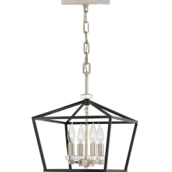 Wohnzimmerlampen|Esszimmer Lampen*Elstead Pendelleuchte Metall B: 33 cm H: max. 202,2 cm E14