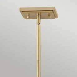 Elstead Pendelleuchte Metall B: 51 cm Messing Schwarz 12x E14< Bürolampen|Wohnzimmerlampen