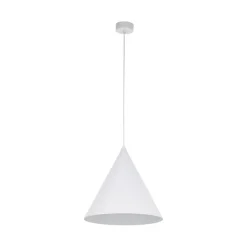 TK Lighting Pendelleuchte Metall D: 32 cm H: max. 165 cm Weiß E27< Schlafzimmer Lampen|Küchenlampen