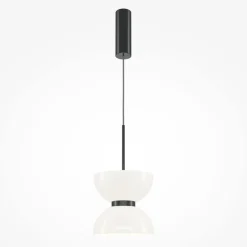 Led Lampen|Hängelampen*Maytoni Pendelleuchte Metall Glas LED Ø 22 cm H: max. 350 cm