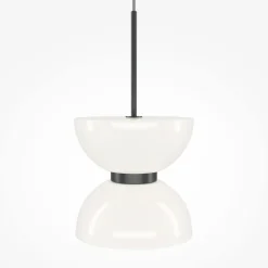 Led Lampen|Hängelampen*Maytoni Pendelleuchte Metall Glas LED Ø 22 cm H: max. 350 cm