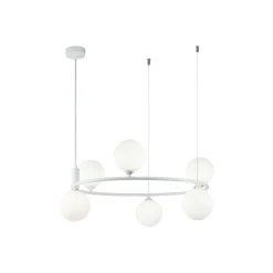 Hängelampen|Bürolampen*Maytoni Pendelleuchte Metall Glas G9 B: 58 cm H: max. 184 cm
