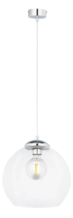 Hängelampen|Kugellampen*Jupiter Pendelleuchte Metall Glas Kugel Ø29cm E27 stilvoll