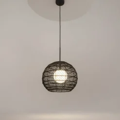 Maytoni Pendelleuchte Metall Glas G9 rund D: 30 cm Schwarz Weiß< Küchenlampen|Kugellampen