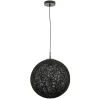 Easylight Pendelleuchte Metall Kugel Geflecht Ø 40 cm Schwarz< Moderne Lampen|Kugellampen