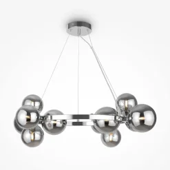 Maytoni Pendelleuchte Metall Rauchglas G9 B: 67 cm Kugelschirm< Hängelampen|Bürolampen