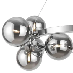 Maytoni Pendelleuchte Metall Rauchglas G9 B: 67 cm Kugelschirm< Hängelampen|Bürolampen