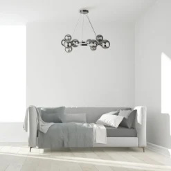 Maytoni Pendelleuchte Metall Rauchglas G9 B: 67 cm Kugelschirm< Hängelampen|Bürolampen