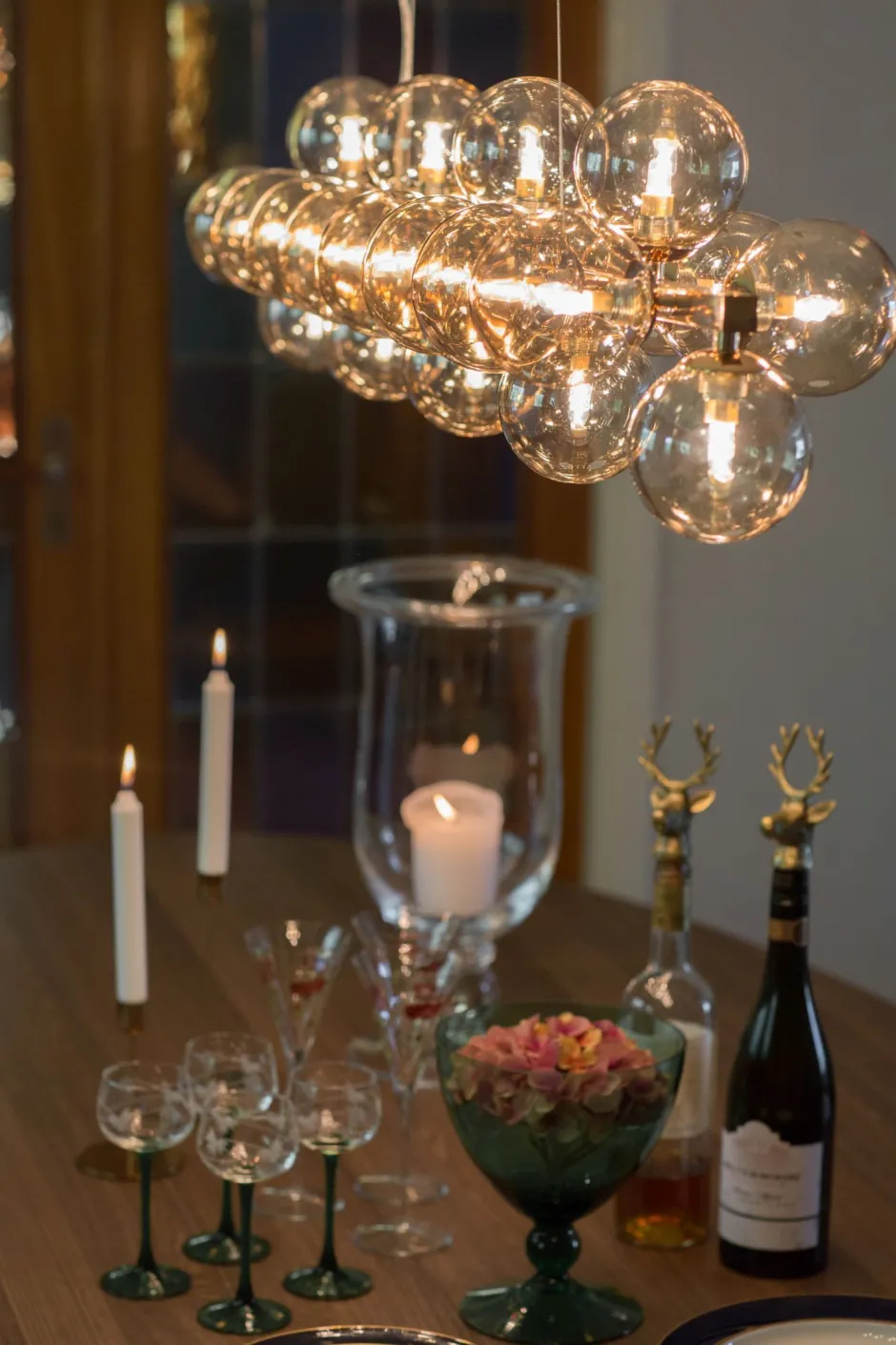 By Rydéns Pendelleuchte Metall Rauchglas 122 cm lang für 24x G9< Hängelampen|Bürolampen