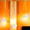 Hängelampen|Esszimmer Lampen*Emibig Pendelleuchte mit Stecker Weiß Wohnzimmer Esstisch