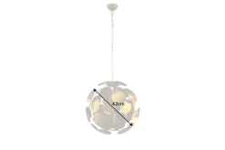 Wohnzimmerlampen|Metall Lampen*Invicta Interior Pendelleuchte Modern 6-flammig Gold Metall E14 elegant