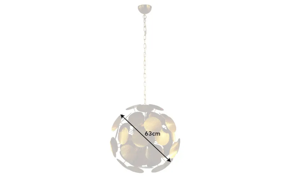 Wohnzimmerlampen|Metall Lampen*Invicta Interior Pendelleuchte Modern 6-flammig Gold Metall E14 elegant