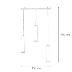 Lamkur Pendelleuchte Modern Schwarz Alu Esstisch Leuchte< Hängelampen|Esszimmer Lampen