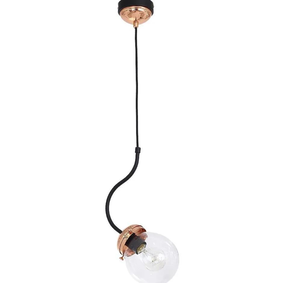 Hängelampen|Esszimmer Lampen*Luminex Pendelleuchte NATAN in Kupfer