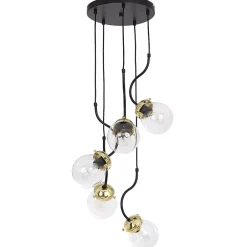 Luminex Pendelleuchte NATAN in Messing< Hängelampen|Esszimmer Lampen