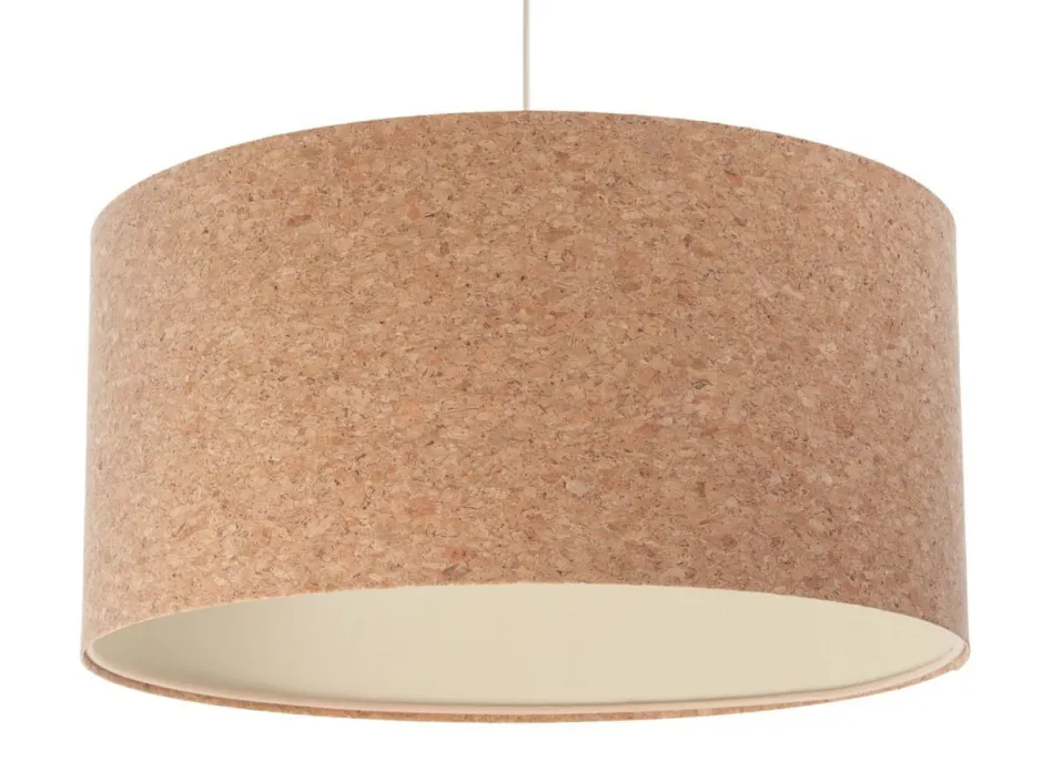 BPS Koncept Pendelleuchte Natur Weiß E27 Ø 30 cm Kork Modern< Hängelampen|Moderne Lampen