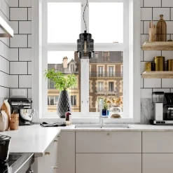 By Rydéns Pendelleuchte Rauchglas 20 cm breit E27 Vintage< Hängelampen|Wohnzimmerlampen