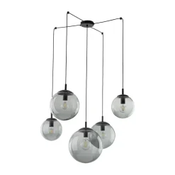TK Lighting Pendelleuchte Rauchglas Metall H: max. 2,1 m XXL verstellbar< Hängelampen|Esszimmer Lampen