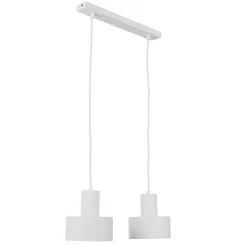 Sigma Pendelleuchte Rif Weiß 2 flammig< Hängelampen|Esszimmer Lampen