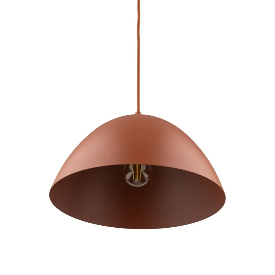Hängelampen|Esszimmer Lampen*TK Lighting Pendelleuchte rund Ø 34 cm H: max. 165 cm Rot Metall E27