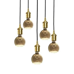 Giovanni Battista Pendelleuchte rund Ø 40 cm Messing Eisen verstellbar< Bürolampen|Lampen Aus Aller Welt