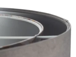 Hängelampen|Bürolampen*BPS Koncept Pendelleuchte rund D: 50 cm Stoff Velours Optik KARIM