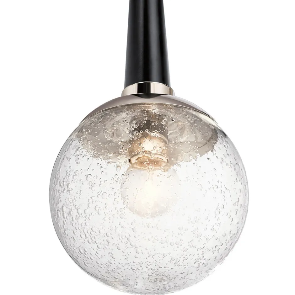 Elstead Pendelleuchte rund D: 19,5 cm E27 Kugelschirm Regenglas< Bürolampen|Wohnzimmerlampen