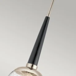 Elstead Pendelleuchte rund D: 19,5 cm E27 Kugelschirm Regenglas< Bürolampen|Wohnzimmerlampen