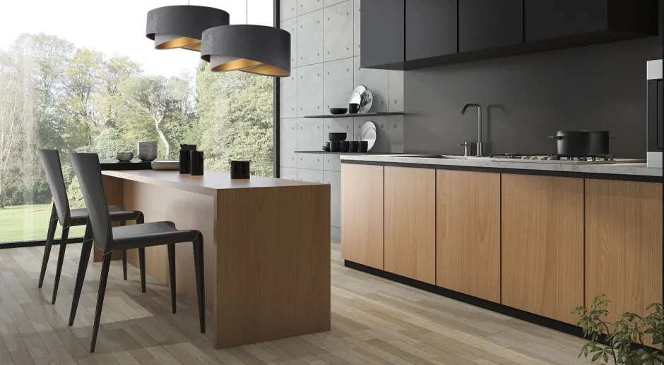 Bürolampen|Schlafzimmer Lampen*BPS Koncept Pendelleuchte rund D: 50 cm Grau Gold E27 Stoffschirm