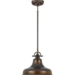 Elstead Pendelleuchte RURAL Braun Ø34cm Esstisch Lampe< Wohnzimmerlampen|Designerlampen